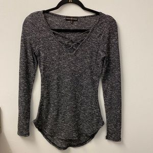 Almost Famous short long sleeve grey